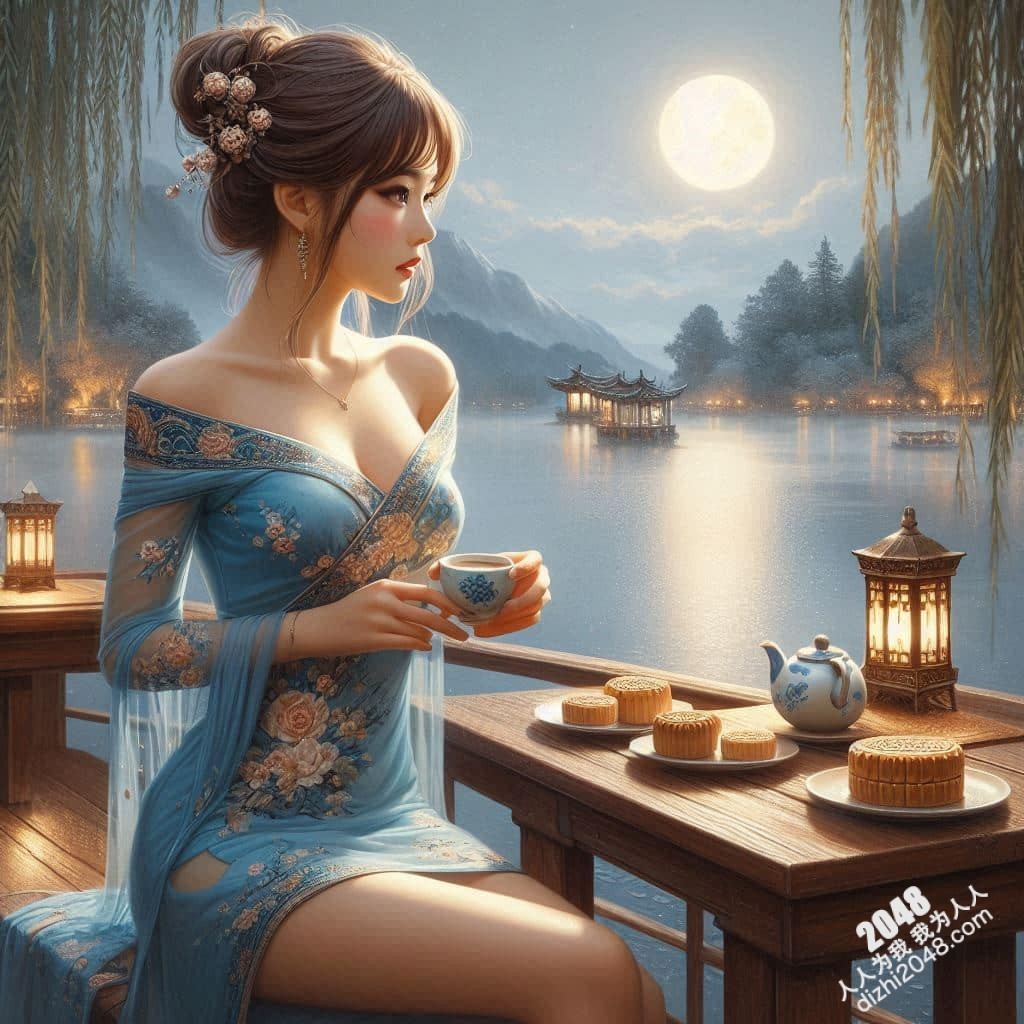 旗袍美人夜会：湖畔春宵一刻值千金(12)