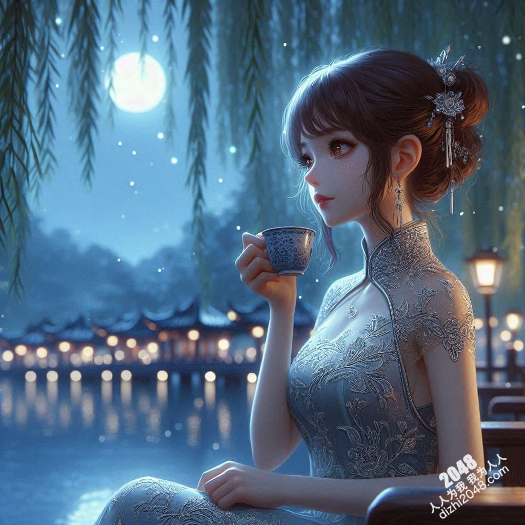 旗袍美人夜会：湖畔春宵一刻值千金(13)