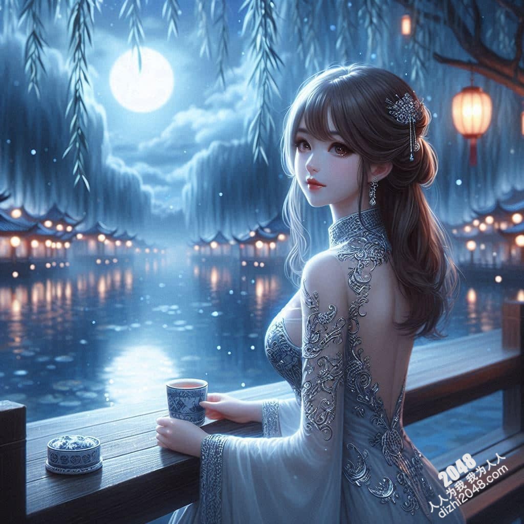 旗袍美人夜会：湖畔春宵一刻值千金(14)
