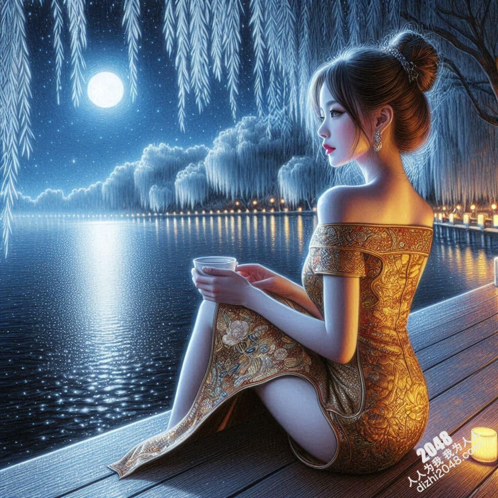 旗袍美人夜会：湖畔春宵一刻值千金(19)