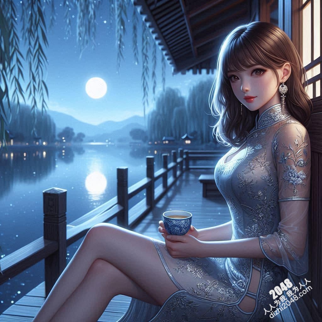 旗袍美人夜会：湖畔春宵一刻值千金(23)