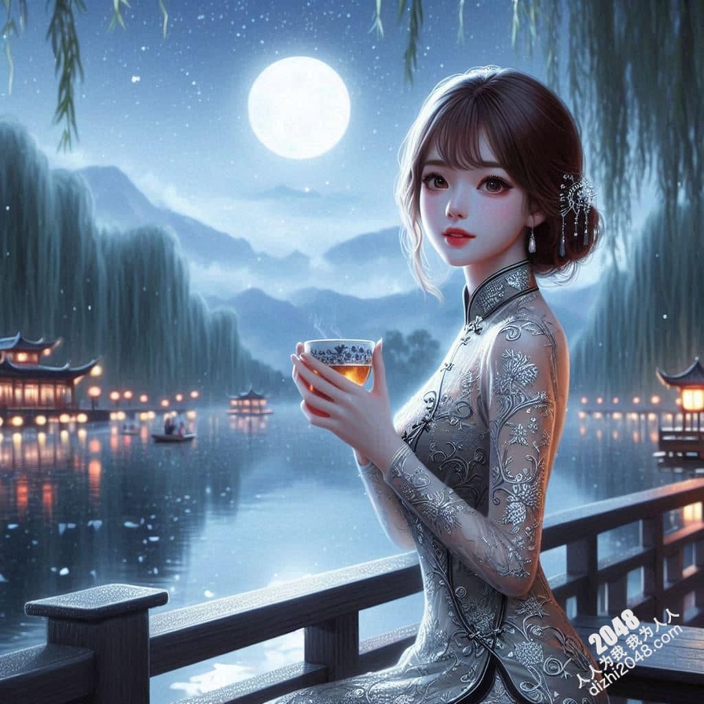 旗袍美人夜会：湖畔春宵一刻值千金(28)