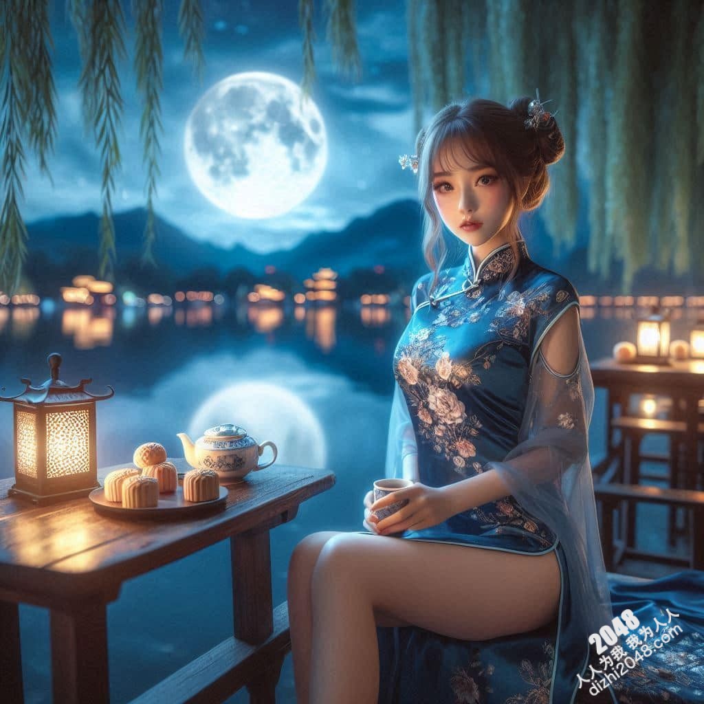 旗袍美人夜会：湖畔春宵一刻值千金(35)