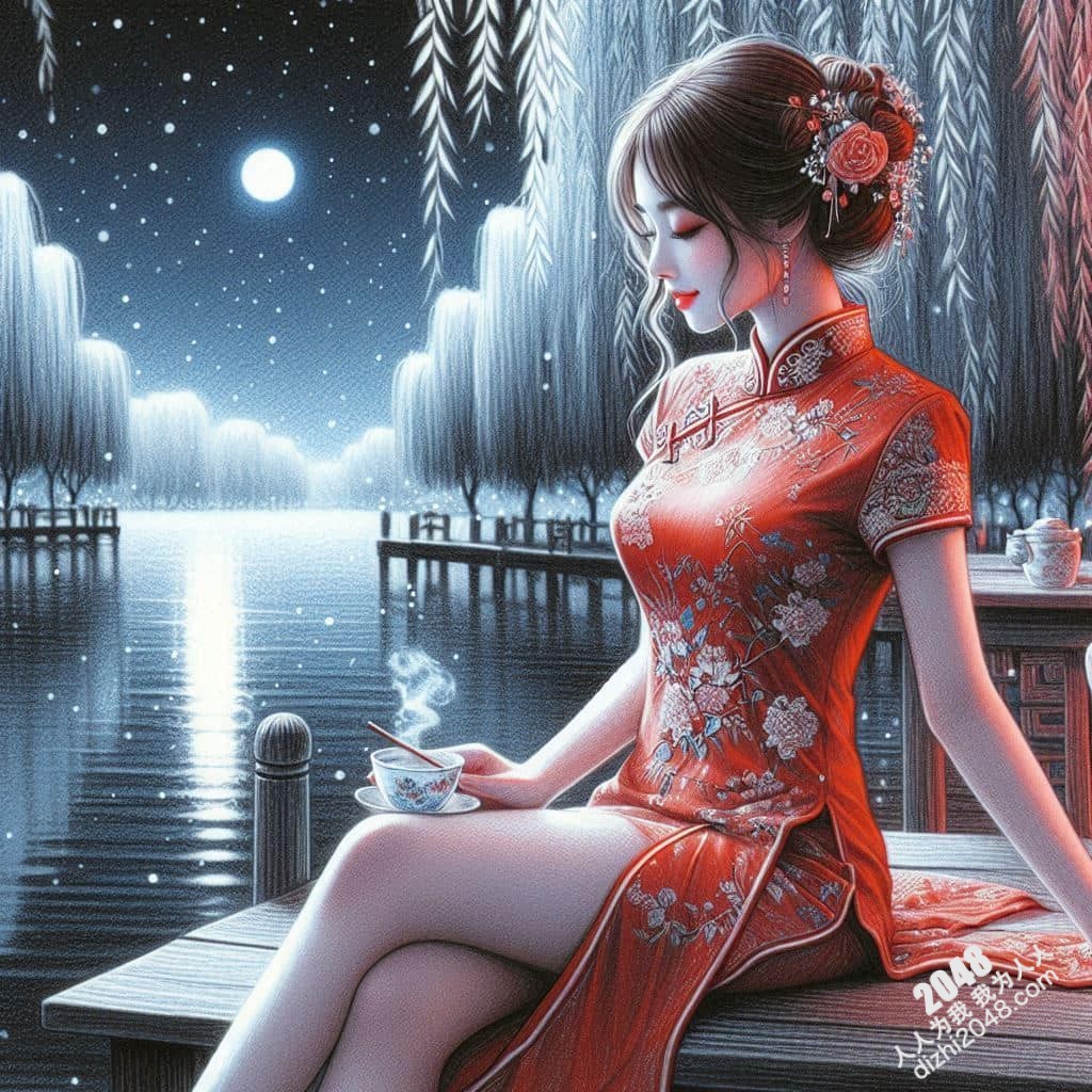 旗袍美人夜会：湖畔春宵一刻值千金(42)
