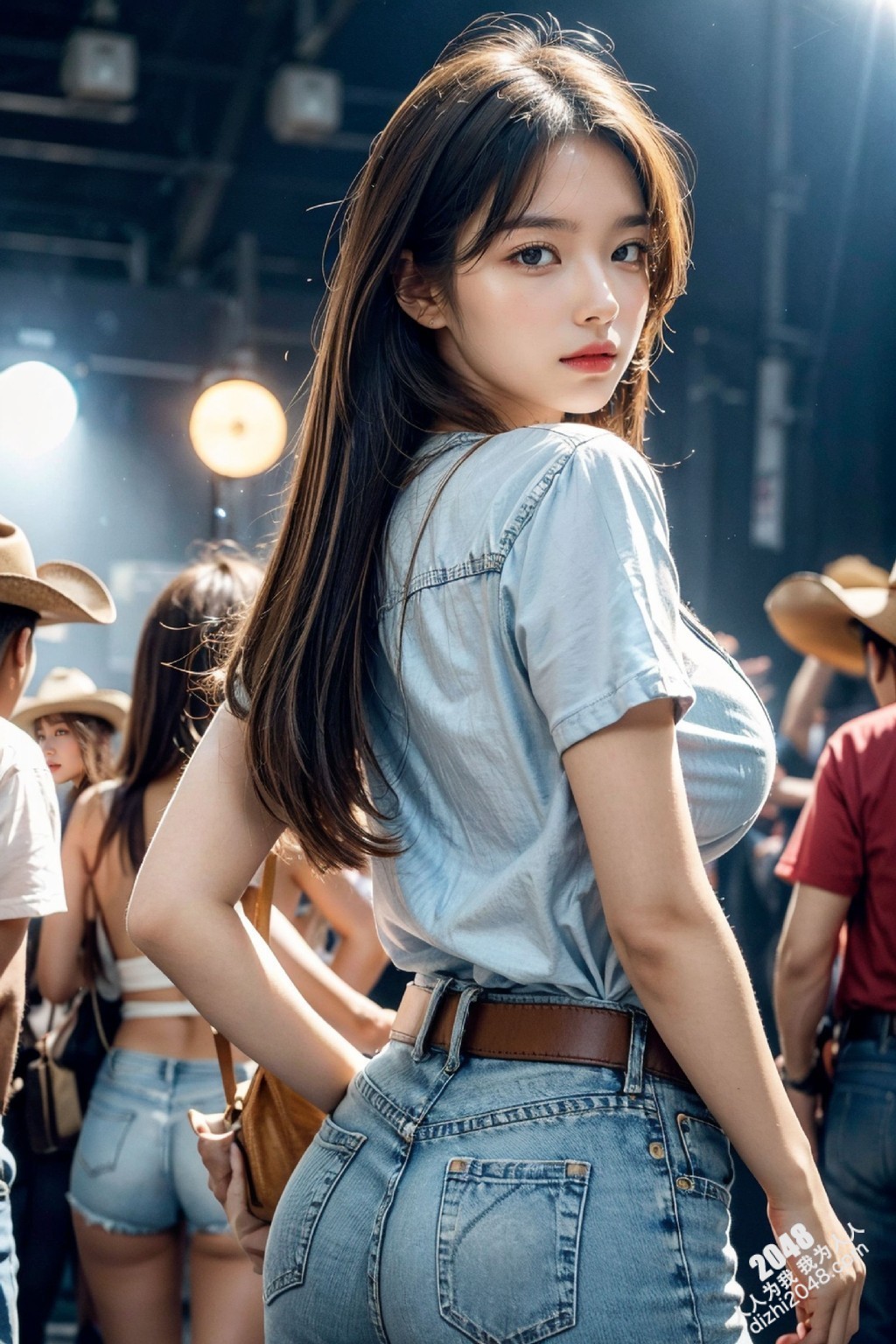 韩国街头邂逅：阳光下的曼妙曲线，令人心跳加速的盛夏记忆(14)