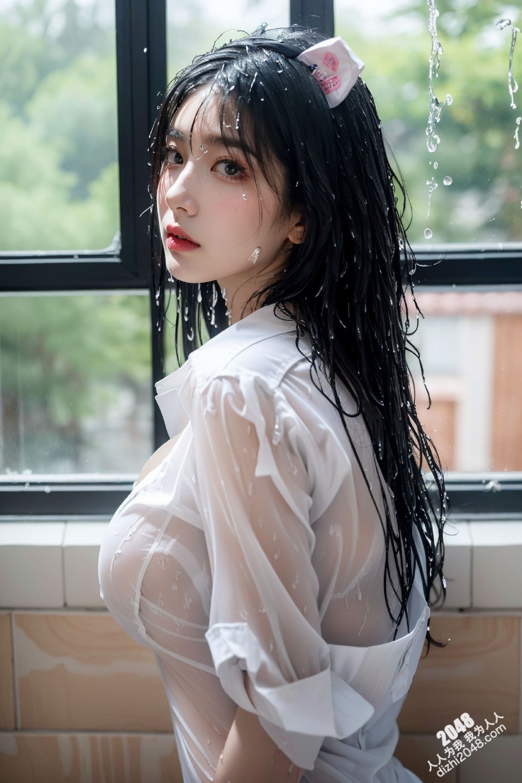 白皙肌肤与雪白内衣的诱惑：一个女孩的秘密写真(4)