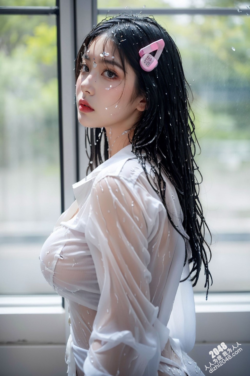 白皙肌肤与雪白内衣的诱惑：一个女孩的秘密写真(6)