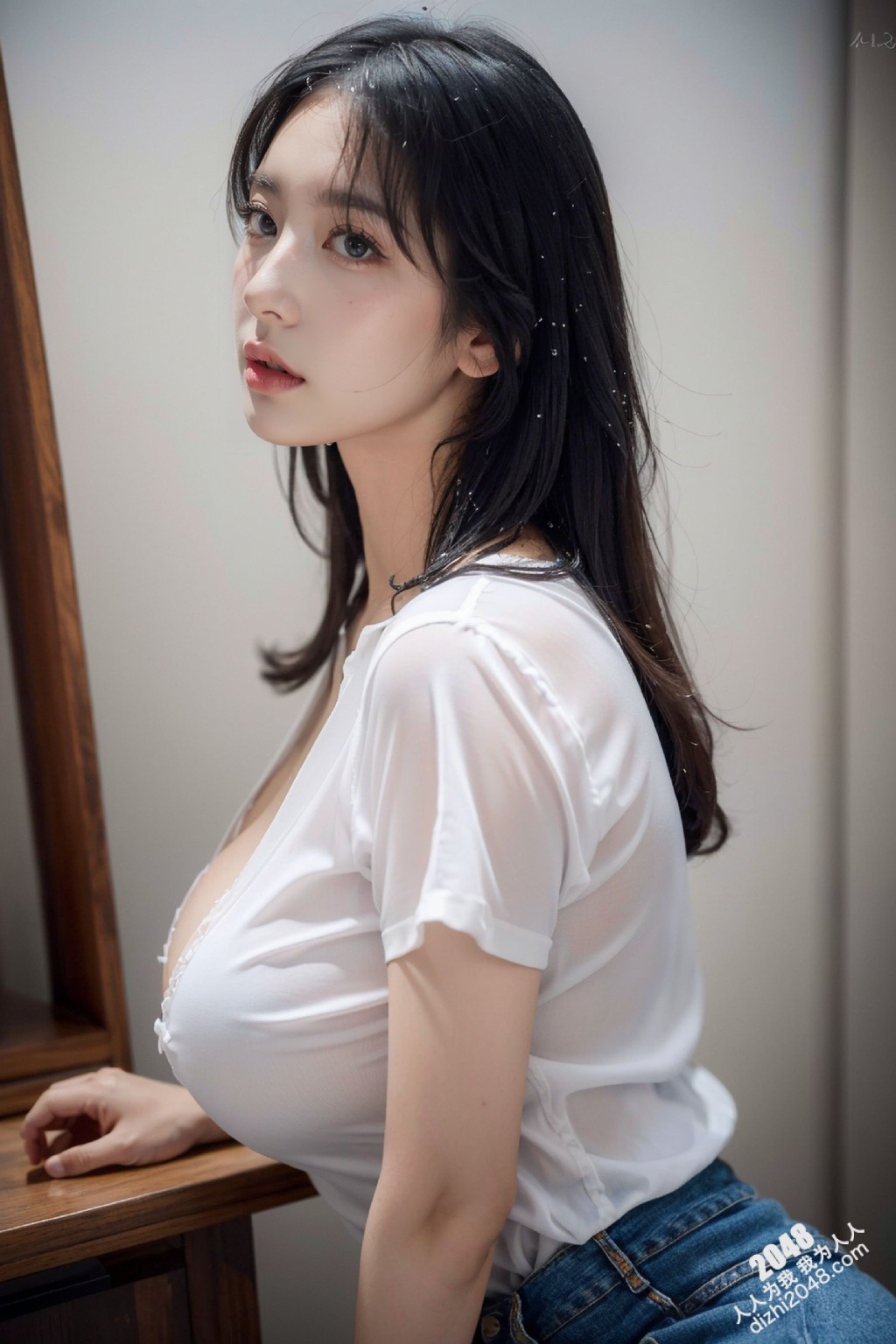 白皙肌肤与雪白内衣的诱惑：一个女孩的秘密写真(19)