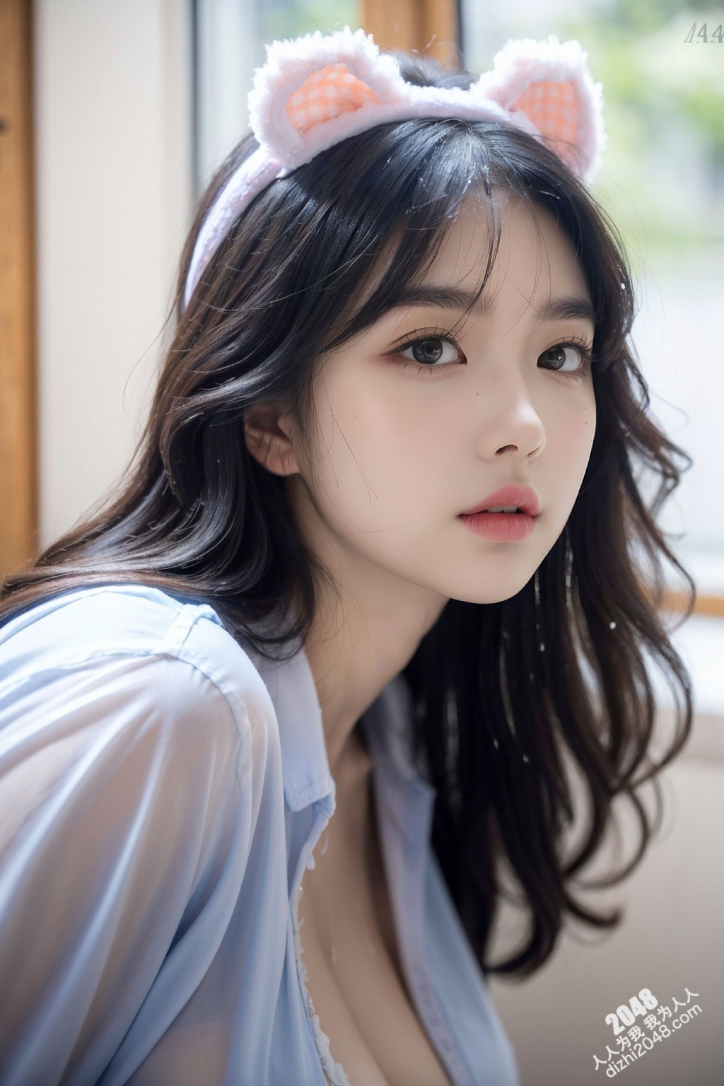 白皙肌肤与雪白内衣的诱惑：一个女孩的秘密写真(48)