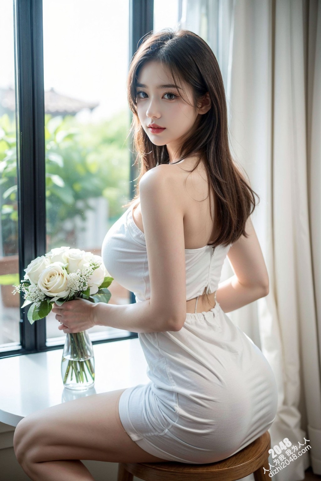 春日午后，旗袍美人：一场与春光的秘密约会。旗袍写真，美女写真，性感写真，人体写真，写真集，写真模特，旗袍模特，人像摄影，写真拍摄，写真后期，性感美女，写真，旗袍，美女，性感，写真集，写真模特，旗袍模特(17)