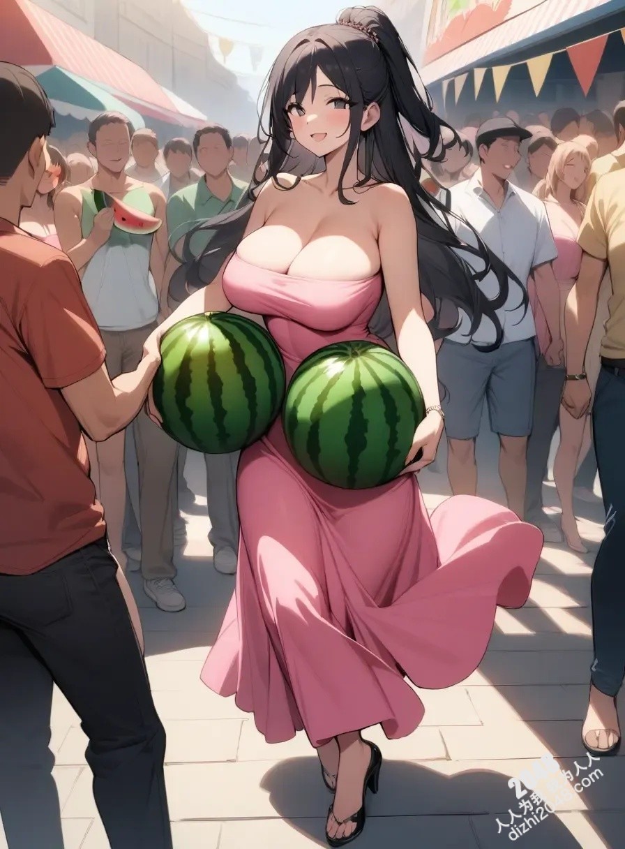 甜美女孩的夏日诱惑：西瓜嘉年华的火辣盛宴(16)