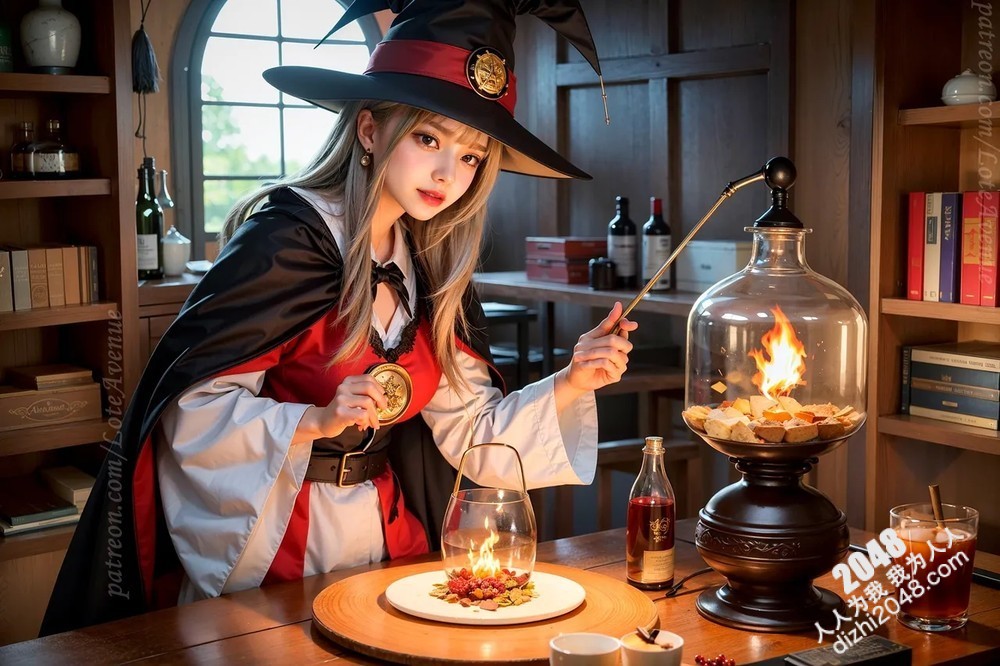 Rurina Megumin欧洲古堡魅惑写真：洛丽塔巫女制服诱惑，大胆展现完美身材，禁忌的魔法冒险之旅(22)