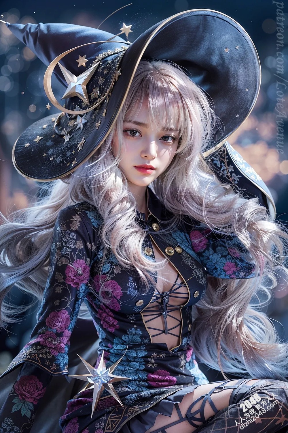 Rurina Megumin欧洲古堡魅惑写真：洛丽塔巫女制服诱惑，大胆展现完美身材，禁忌的魔法冒险之旅(26)