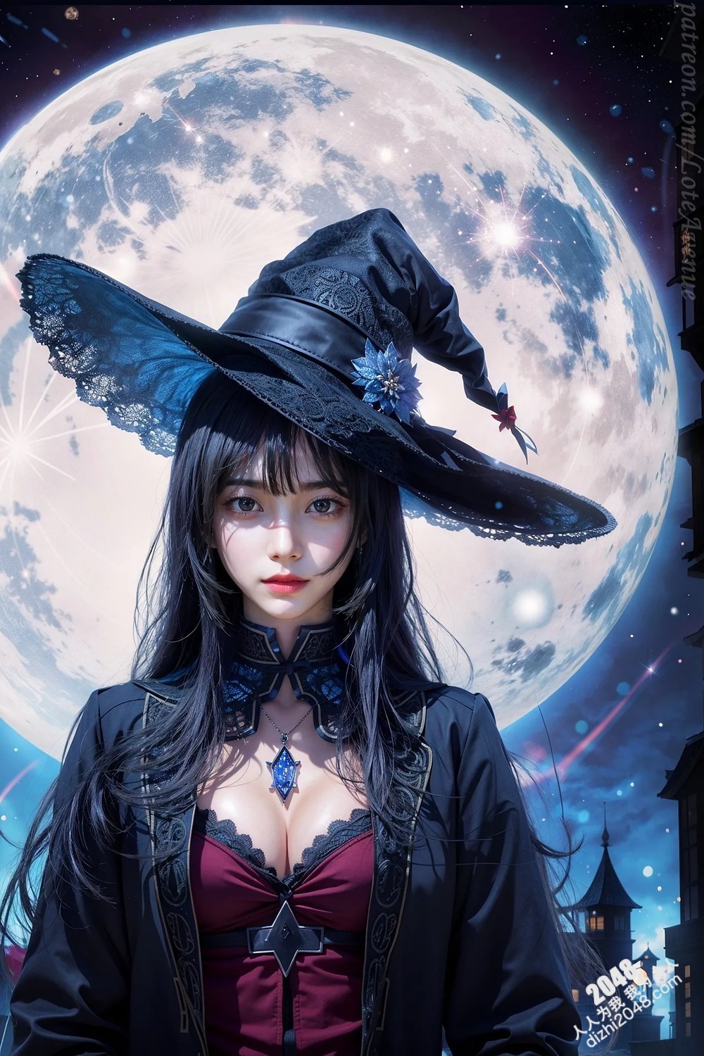 Rurina Megumin欧洲古堡魅惑写真：洛丽塔巫女制服诱惑，大胆展现完美身材，禁忌的魔法冒险之旅(31)