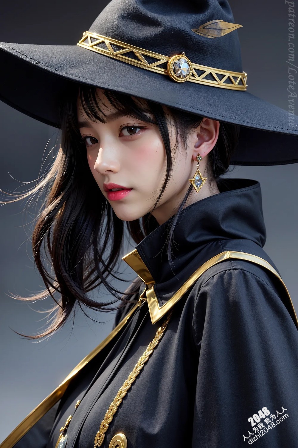 Rurina Megumin欧洲古堡魅惑写真：洛丽塔巫女制服诱惑，大胆展现完美身材，禁忌的魔法冒险之旅(45)