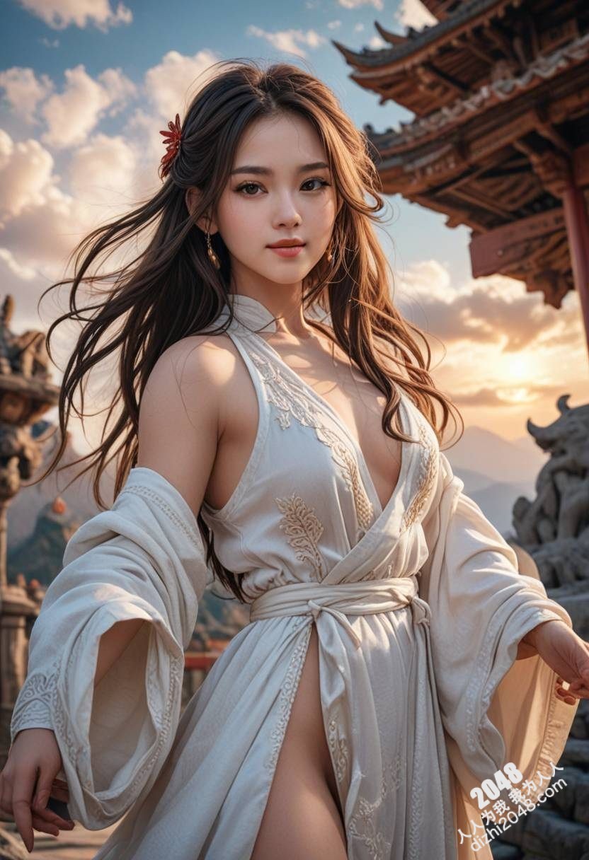 绝色女侠山顶诱惑：高清写真赏析，绝美身材，风情万种(7)