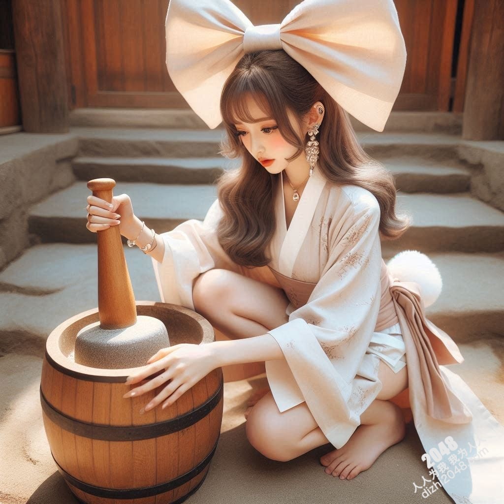 月宫兔耳少女：云端邂逅，月光轻抚(16)
