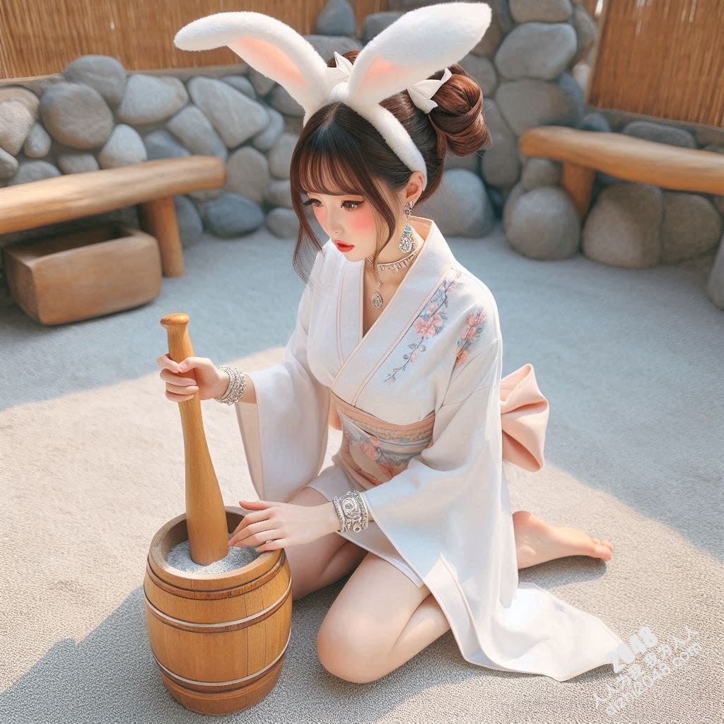 月宫兔耳少女：云端邂逅，月光轻抚(26)