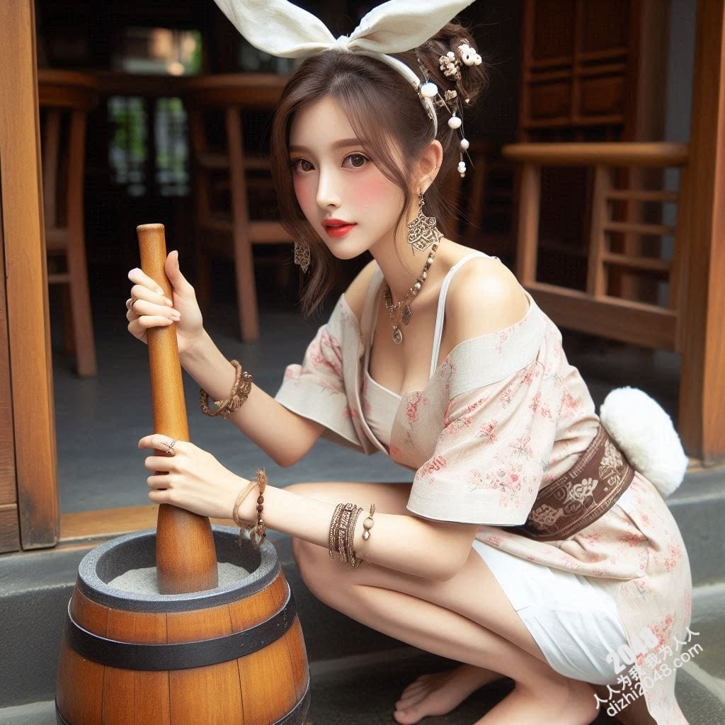 月宫兔耳少女：云端邂逅，月光轻抚(29)