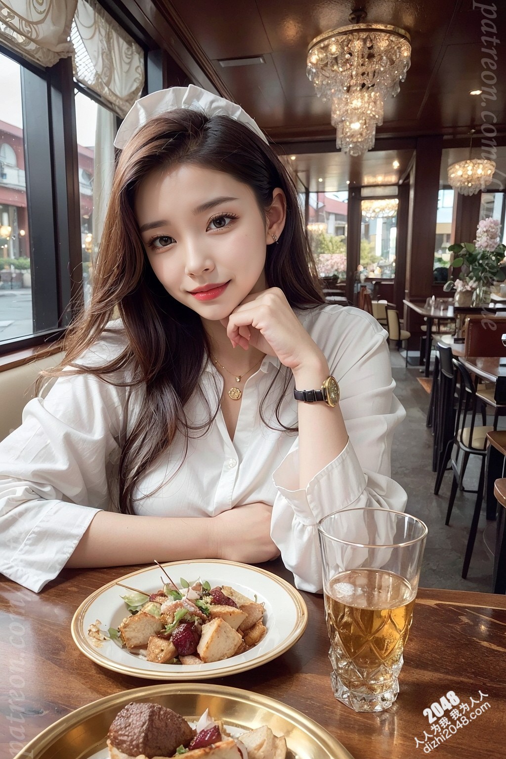 制服诱惑：咖啡馆的秘密女仆，令人脸红心跳的邂逅
