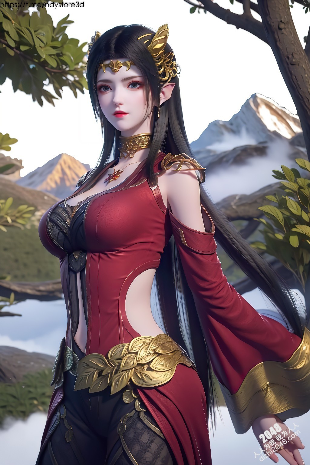 冰雪女王美杜莎的禁忌诱惑：天堂之戰高清写真，极寒之地绝色尤物，曼妙身姿，饱满酥胸，高清大图，令人窒息的诱惑(20)