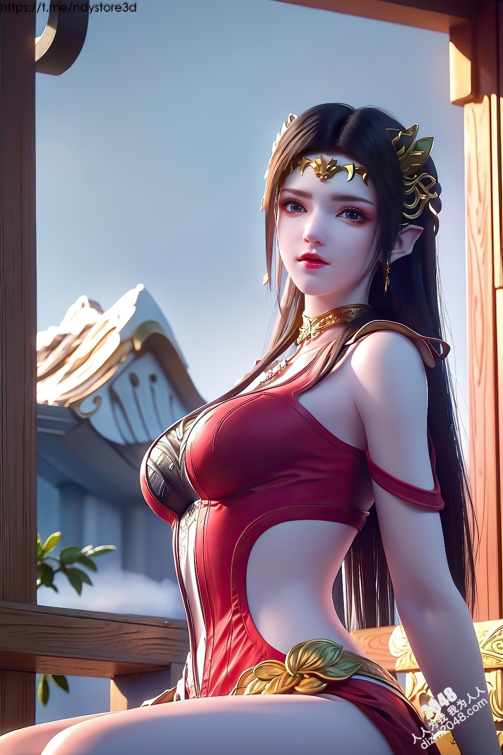 冰雪女王美杜莎的禁忌诱惑：天堂之戰高清写真，极寒之地绝色尤物，曼妙身姿，饱满酥胸，高清大图，令人窒息的诱惑(21)