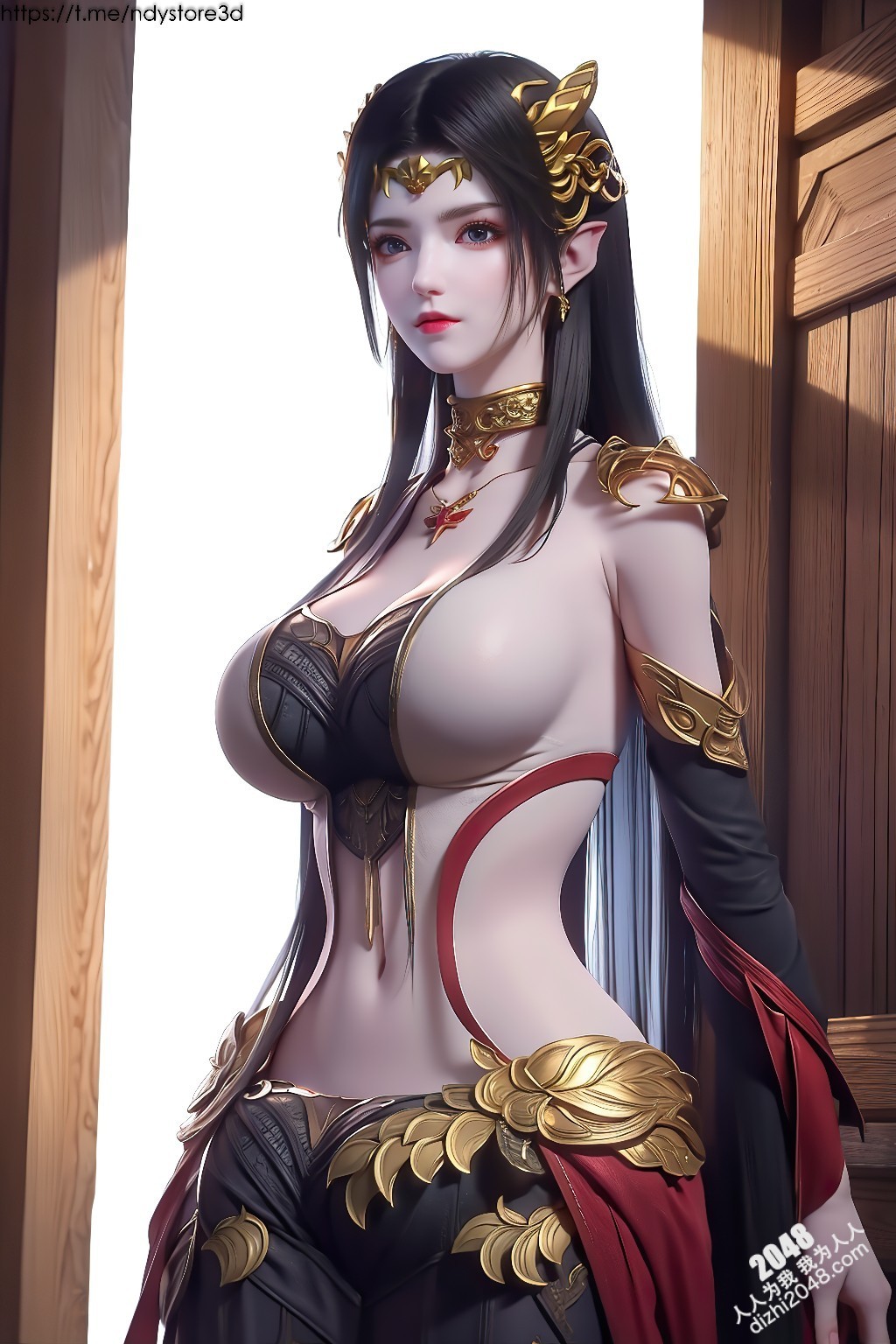 冰雪女王美杜莎的禁忌诱惑：天堂之戰高清写真，极寒之地绝色尤物，曼妙身姿，饱满酥胸，高清大图，令人窒息的诱惑(39)