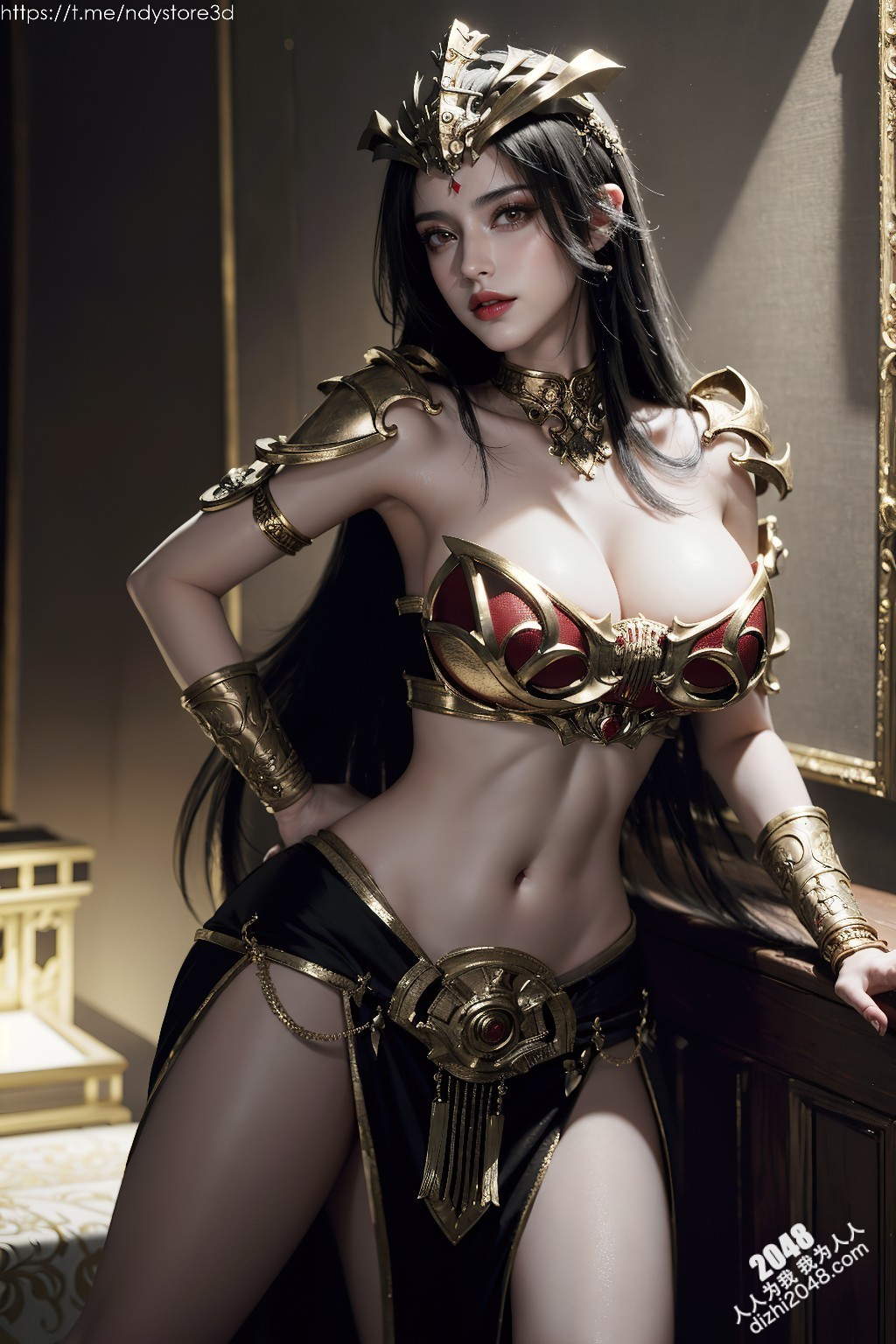 美杜莎女王的致命诱惑：天堂之战中的性感女神，高清图鉴，极致诱惑，锁骨、酥胸、长腿，让你欲罢不能！