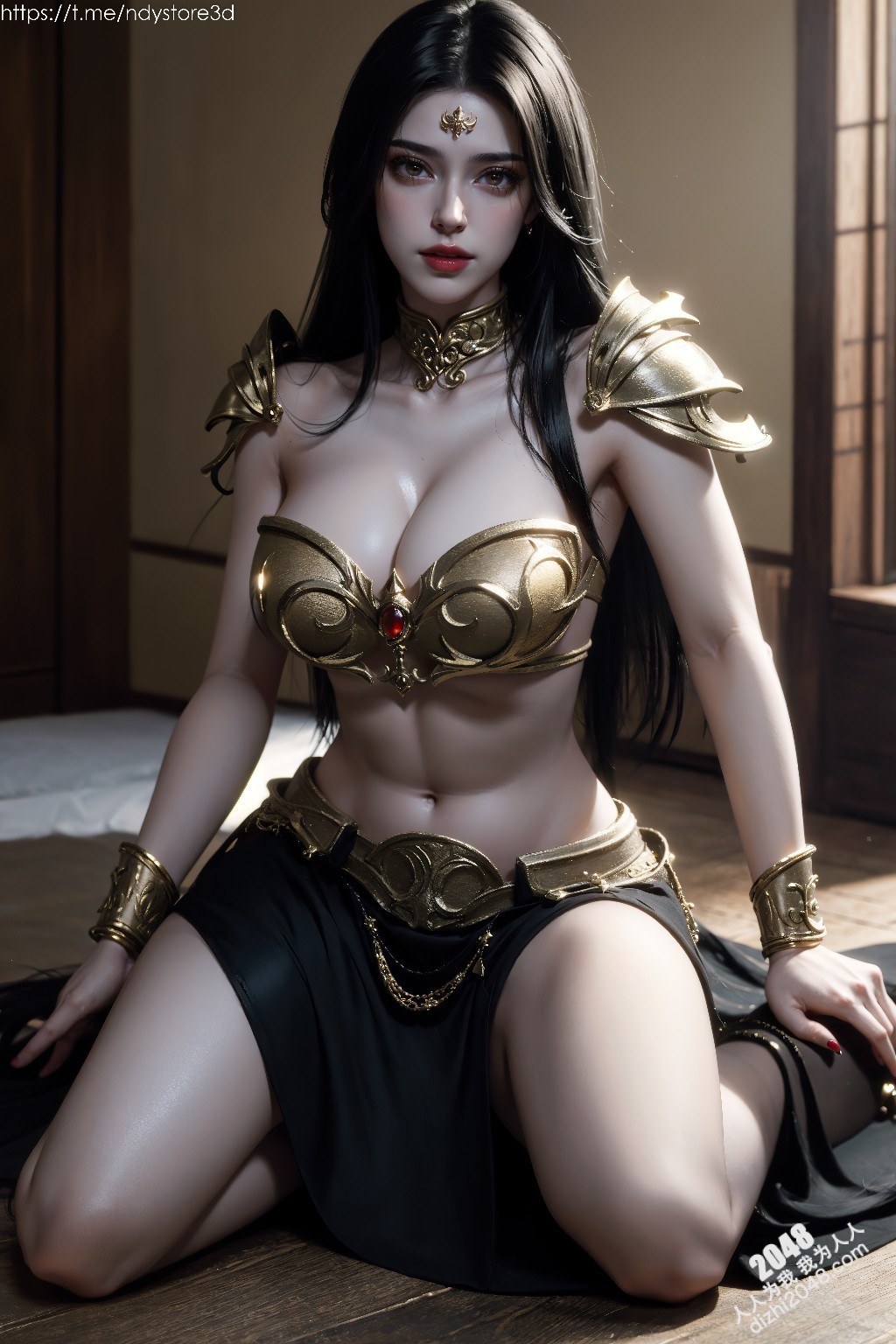 美杜莎女王的致命诱惑：天堂之战中的性感女神，高清图鉴，极致诱惑，锁骨、酥胸、长腿，让你欲罢不能！(20)