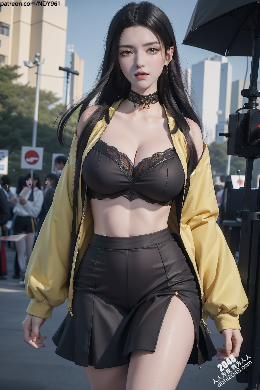 美杜莎女王的盛夏诱惑：NDY961的都市魅影(3)