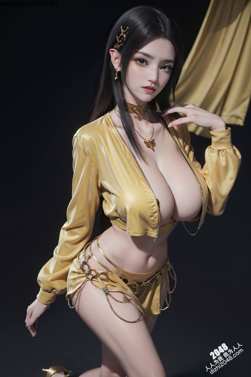 美杜莎女王的盛夏诱惑：NDY961的都市魅影(4)