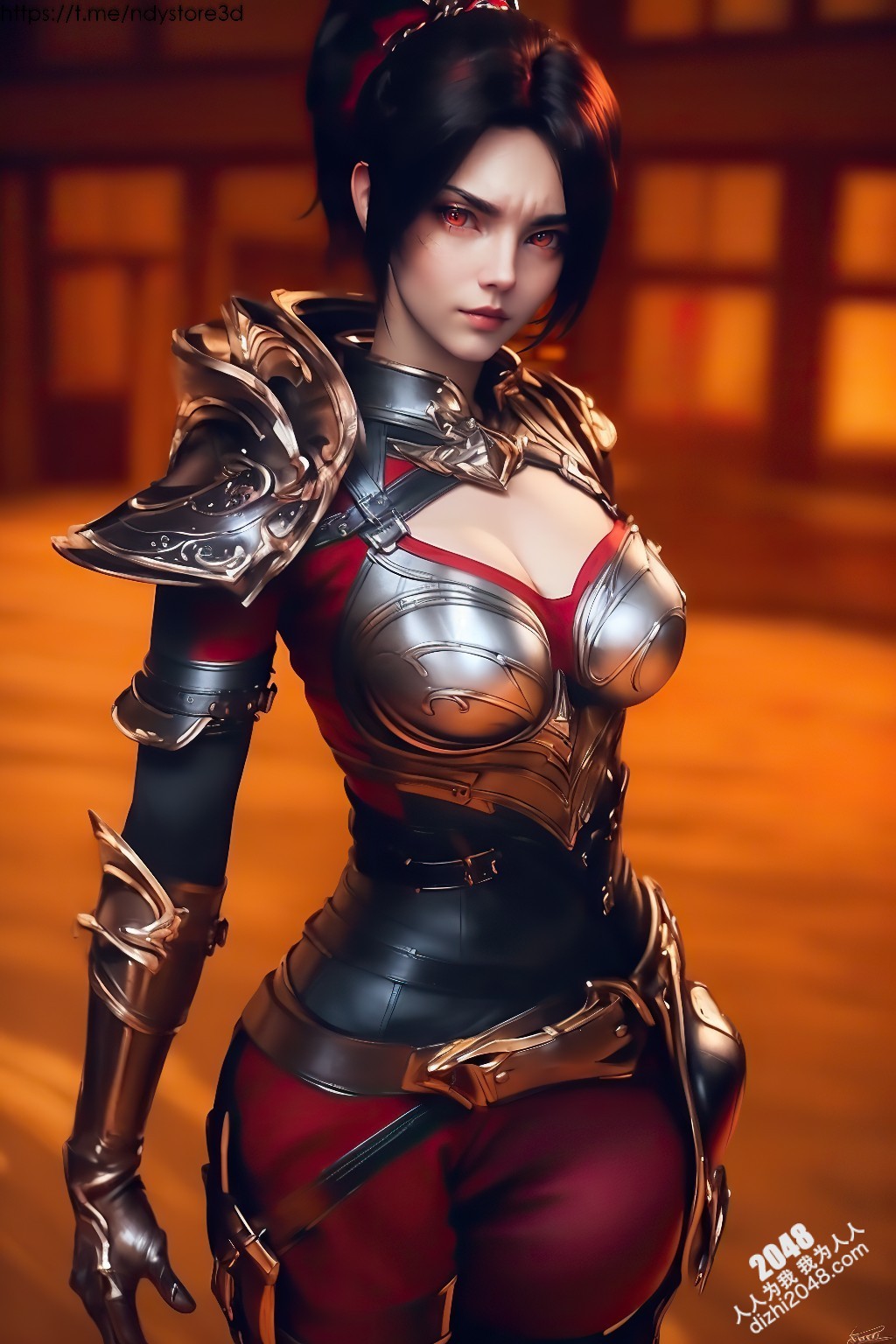 王媛媛：封印王座的性感女战士—高清COS写真图集(2)