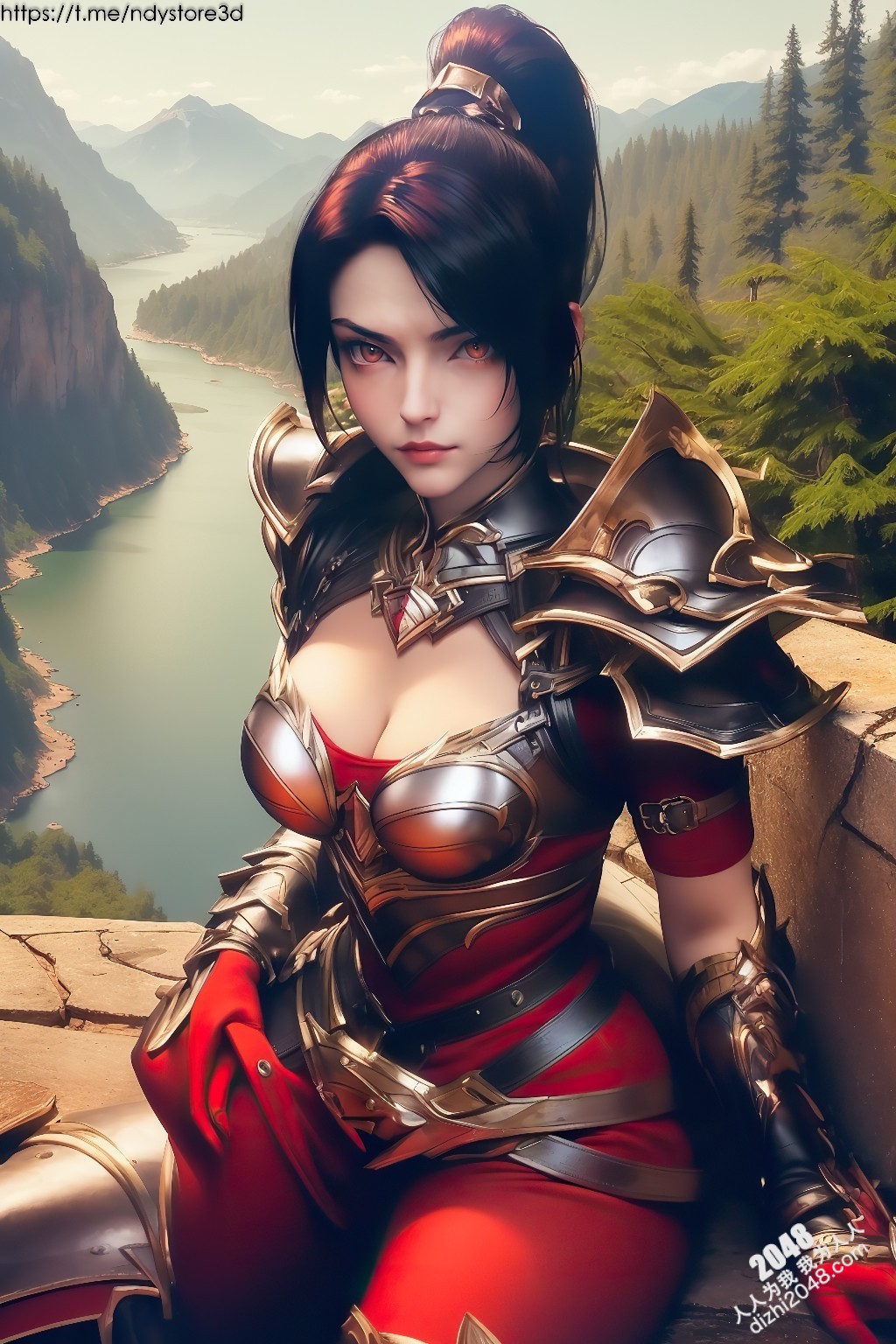 王媛媛：封印王座的性感女战士—高清COS写真图集(7)
