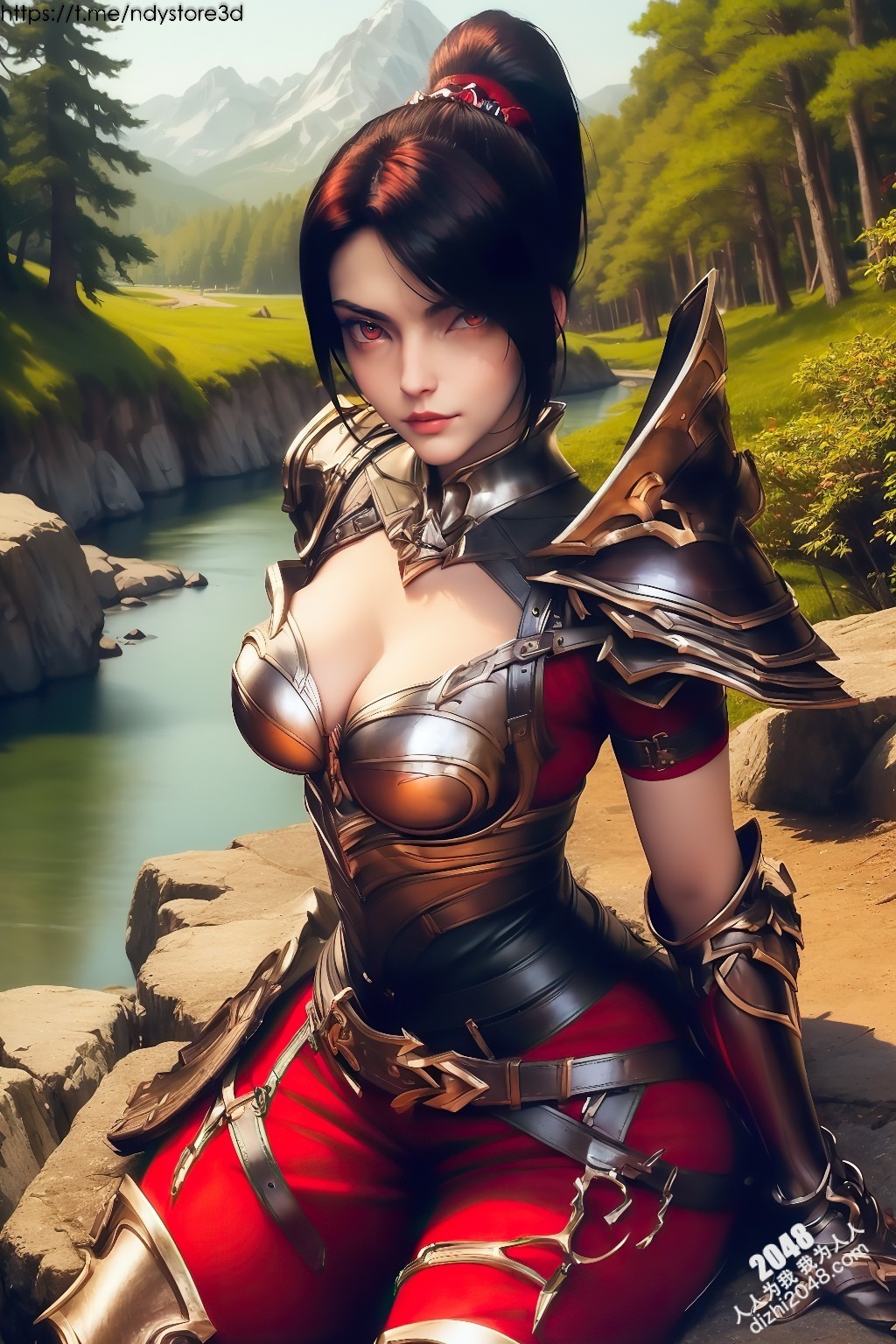 王媛媛：封印王座的性感女战士—高清COS写真图集(8)