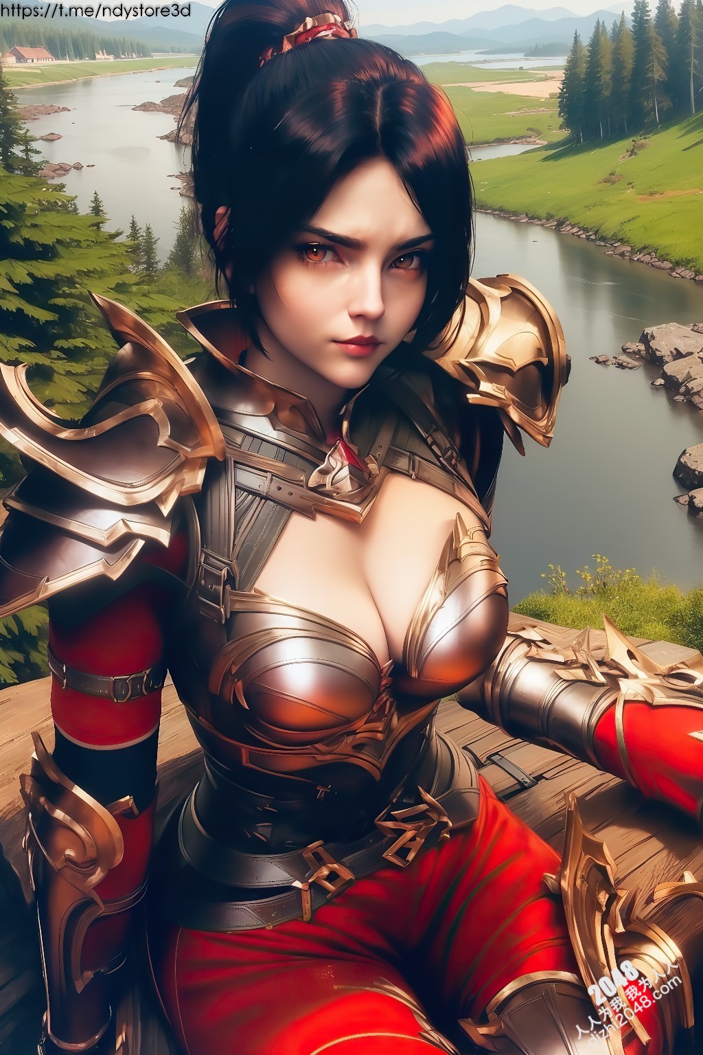 王媛媛：封印王座的性感女战士—高清COS写真图集(9)