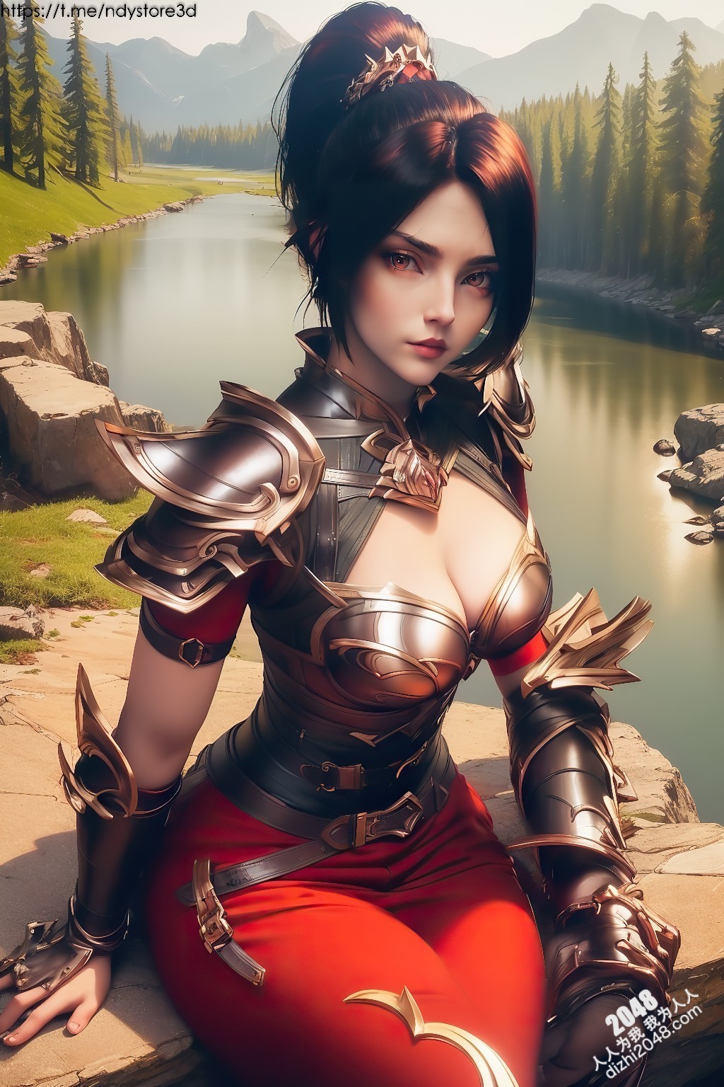 王媛媛：封印王座的性感女战士—高清COS写真图集(10)