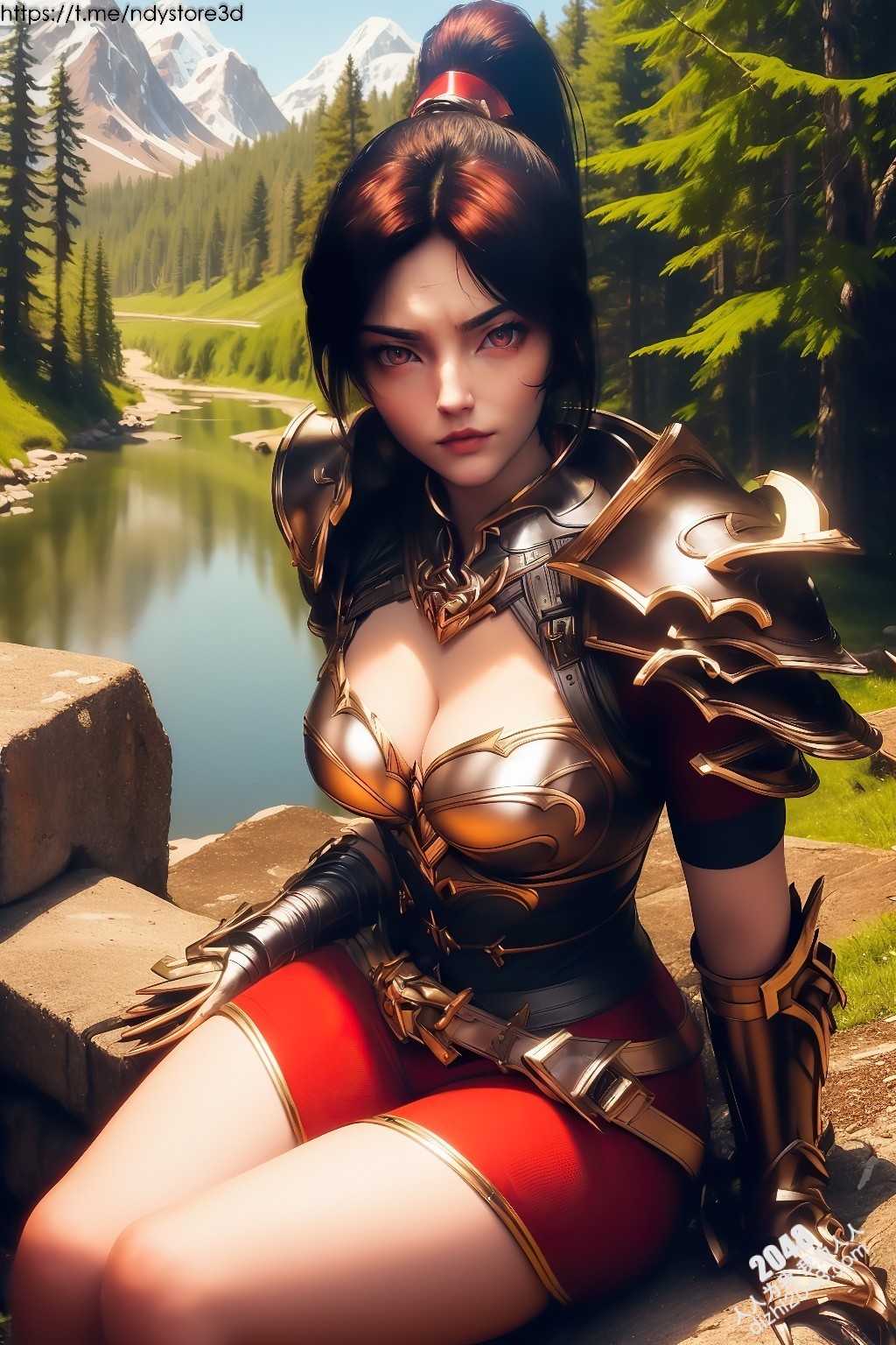 王媛媛：封印王座的性感女战士—高清COS写真图集(11)