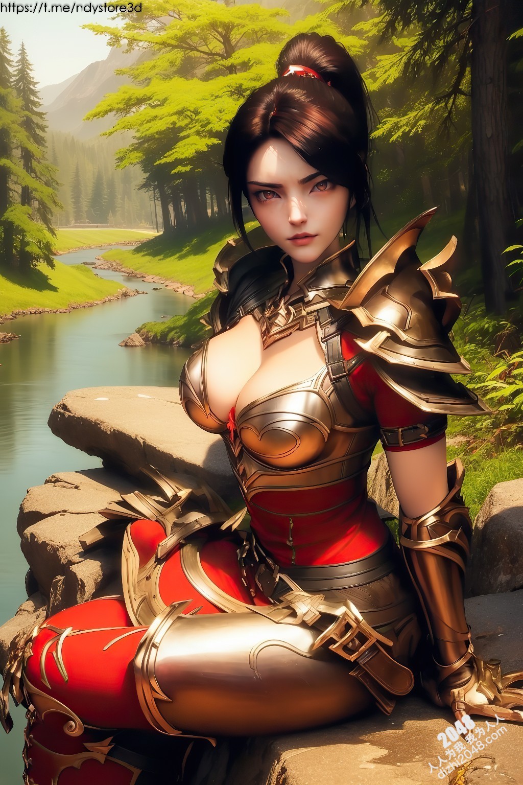 王媛媛：封印王座的性感女战士—高清COS写真图集(12)