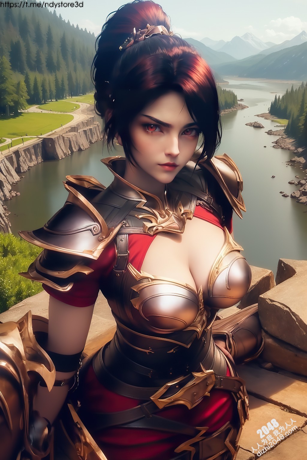 王媛媛：封印王座的性感女战士—高清COS写真图集(13)