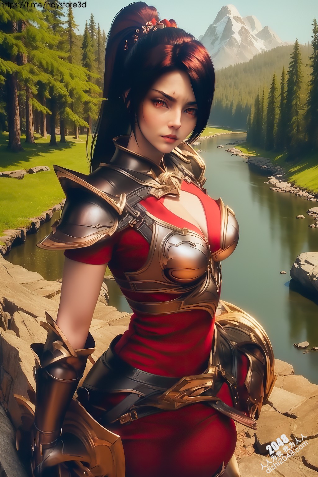 王媛媛：封印王座的性感女战士—高清COS写真图集(14)