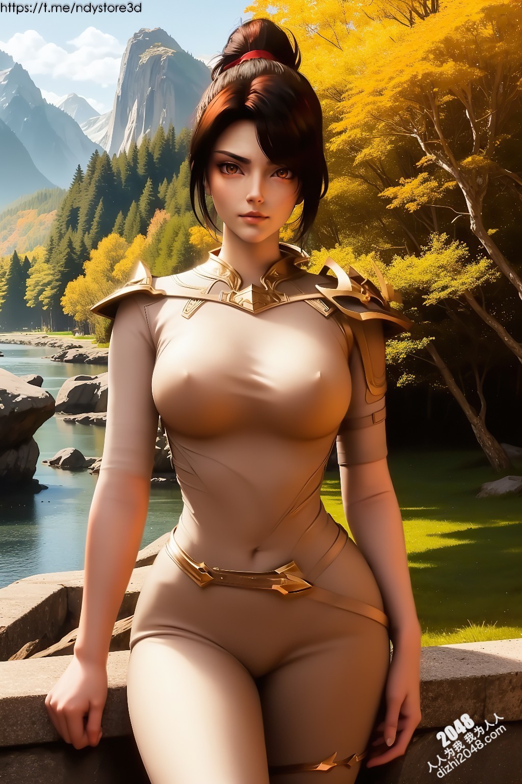 王媛媛：封印王座的性感女战士—高清COS写真图集(18)