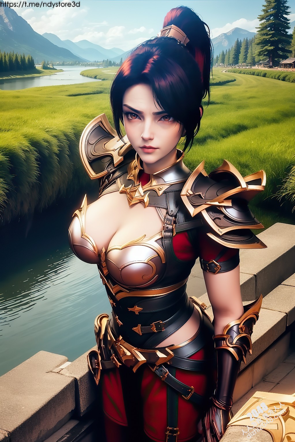 王媛媛：封印王座的性感女战士—高清COS写真图集(29)