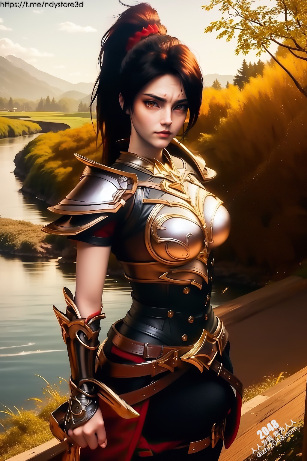 王媛媛：封印王座的性感女战士—高清COS写真图集(31)