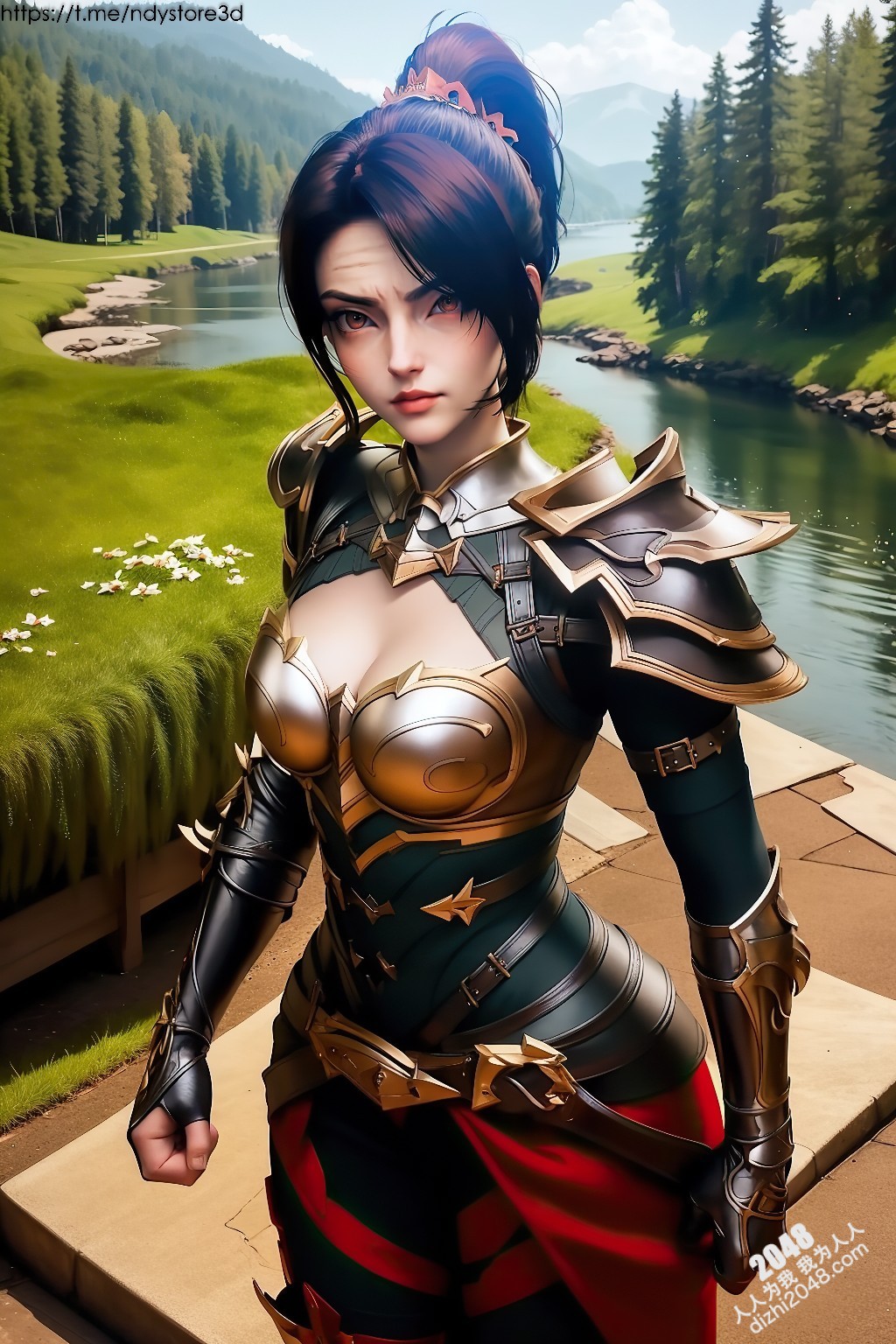 王媛媛：封印王座的性感女战士—高清COS写真图集(32)