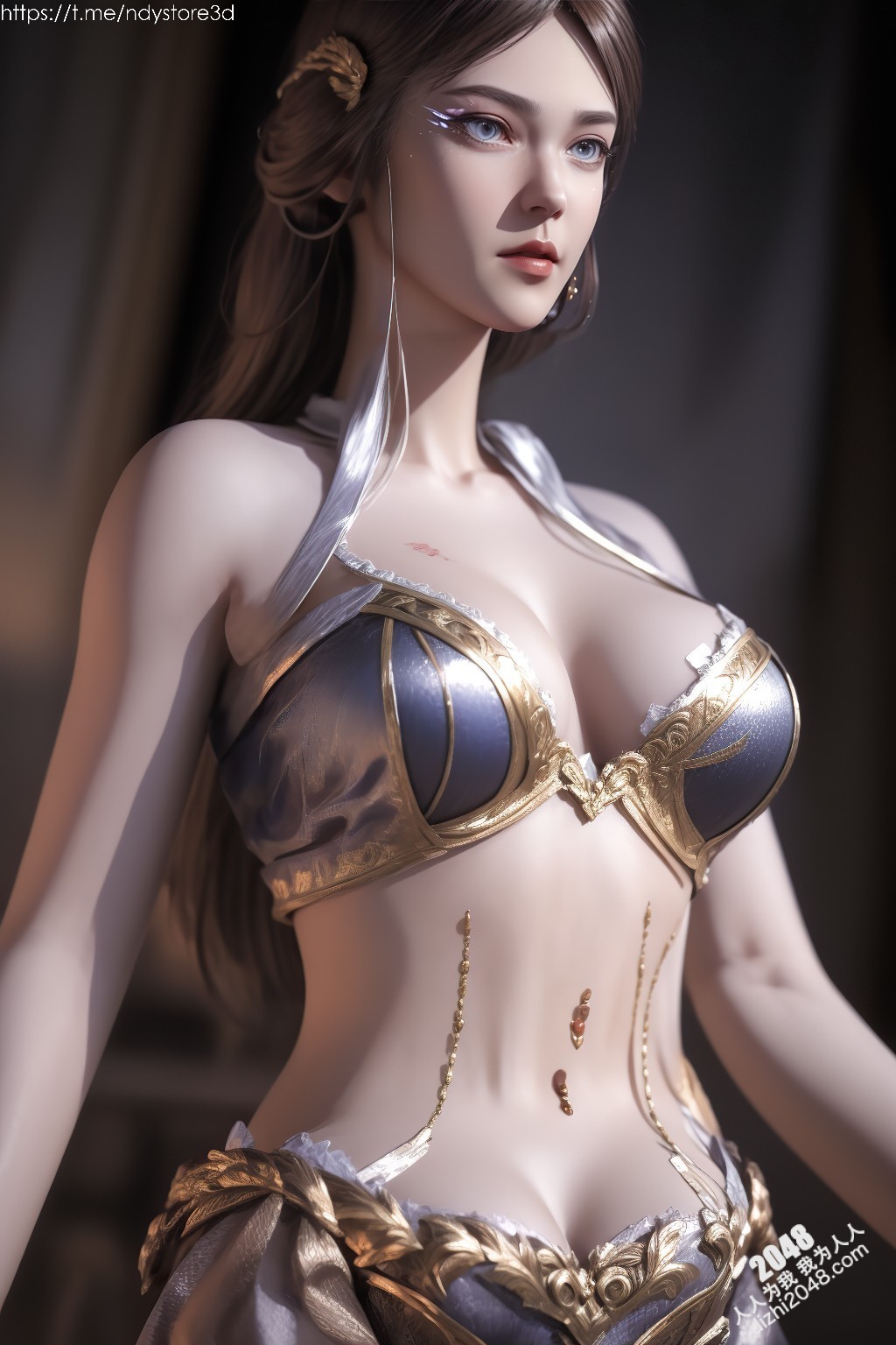 武庚纪绝色美人白龙：高清写真，极致诱惑，令人窒息的曼妙身姿(1)