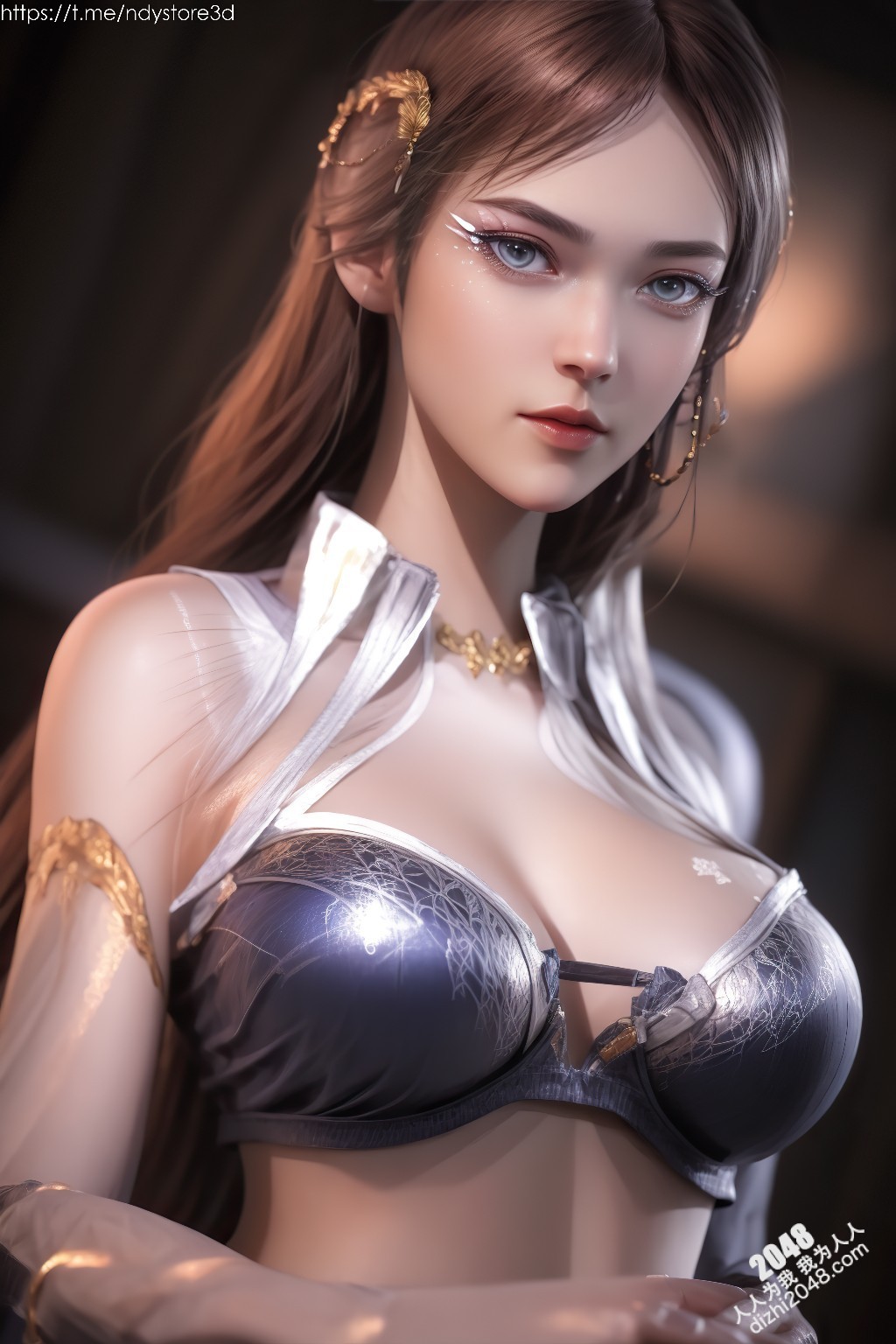武庚纪绝色美人白龙：高清写真，极致诱惑，令人窒息的曼妙身姿(4)