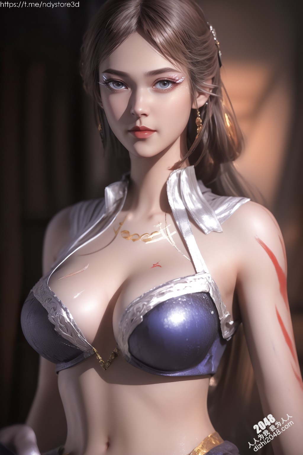 武庚纪绝色美人白龙：高清写真，极致诱惑，令人窒息的曼妙身姿(5)