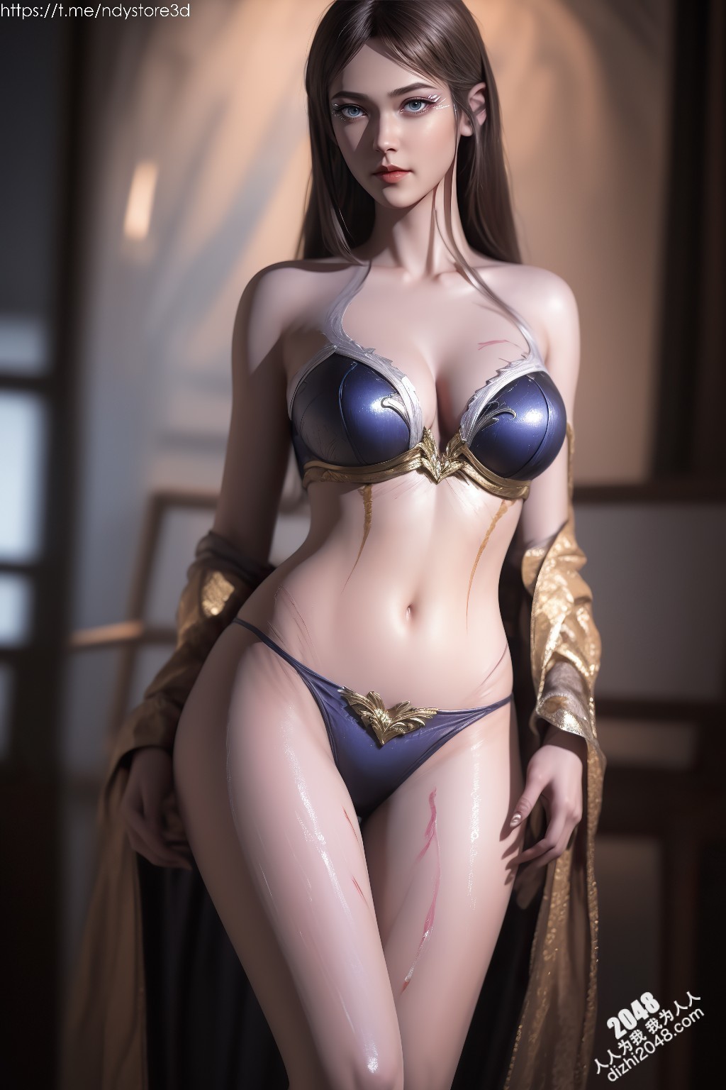 武庚纪绝色美人白龙：高清写真，极致诱惑，令人窒息的曼妙身姿(8)