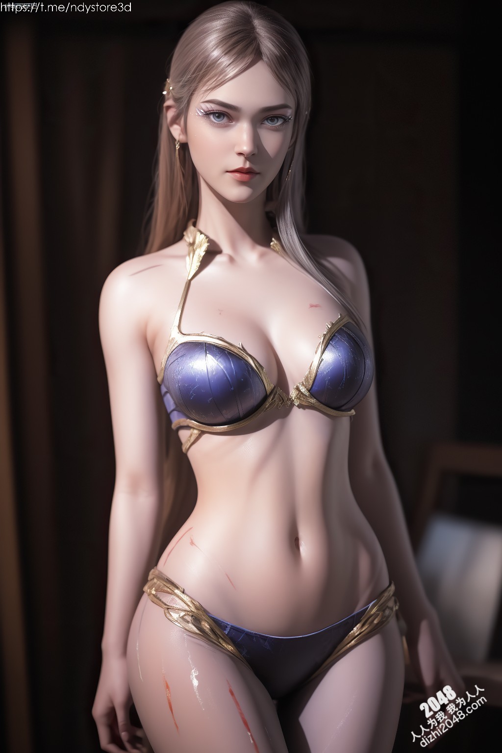 武庚纪绝色美人白龙：高清写真，极致诱惑，令人窒息的曼妙身姿(9)