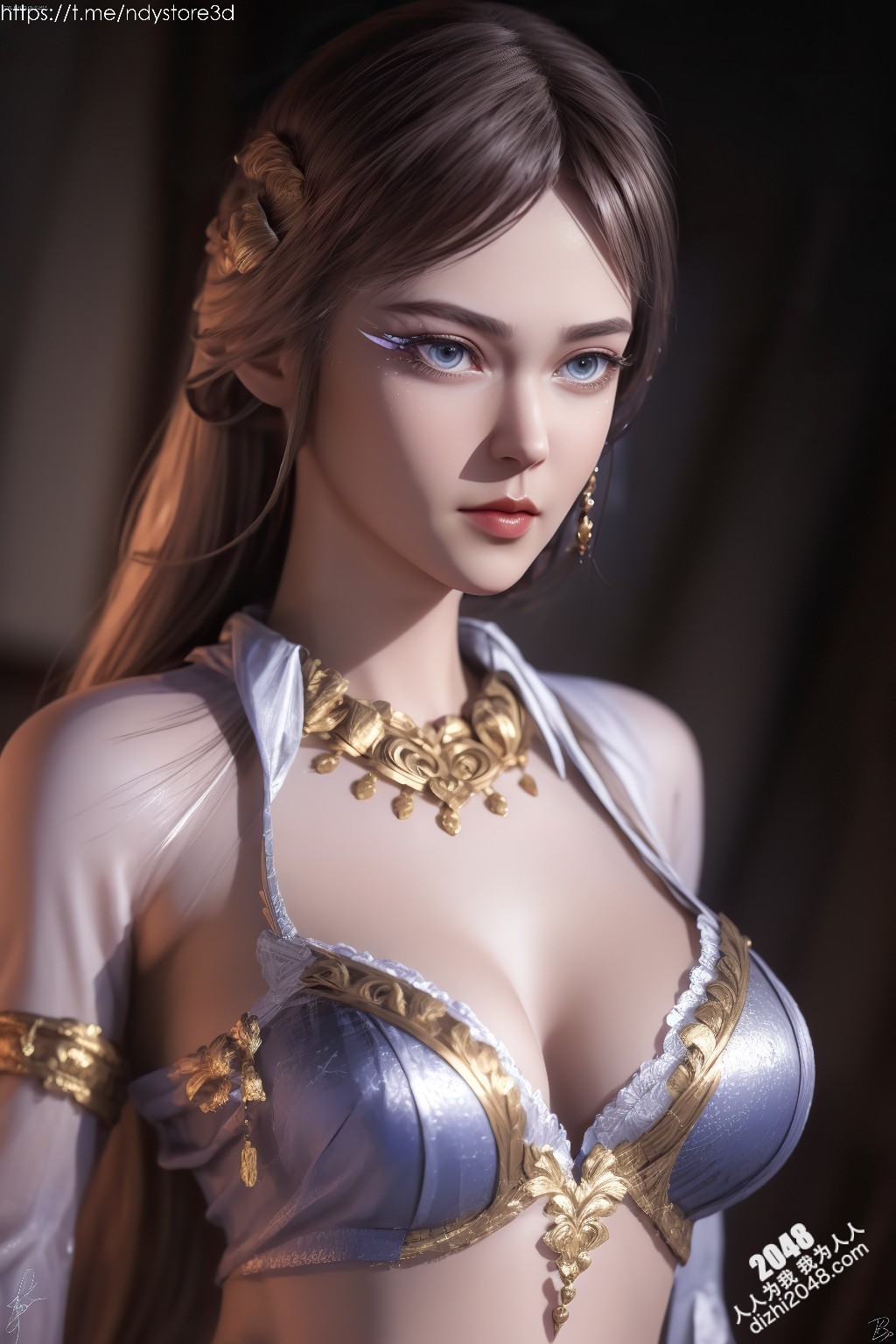 武庚纪绝色美人白龙：高清写真，极致诱惑，令人窒息的曼妙身姿(10)